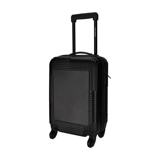 Handbagage sticker trolley 54x32x22 cm zwart - gepersonaliseerd met logo