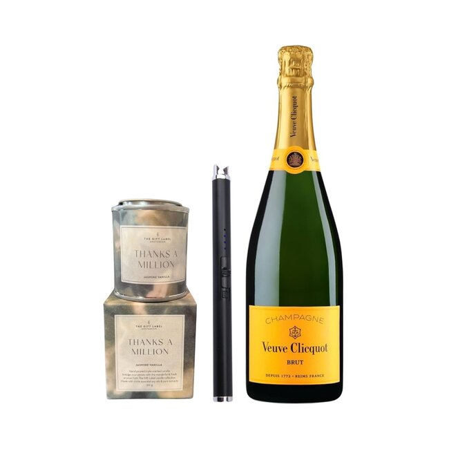 Veuve Clicquot champagne - brut 750 ml pakket million