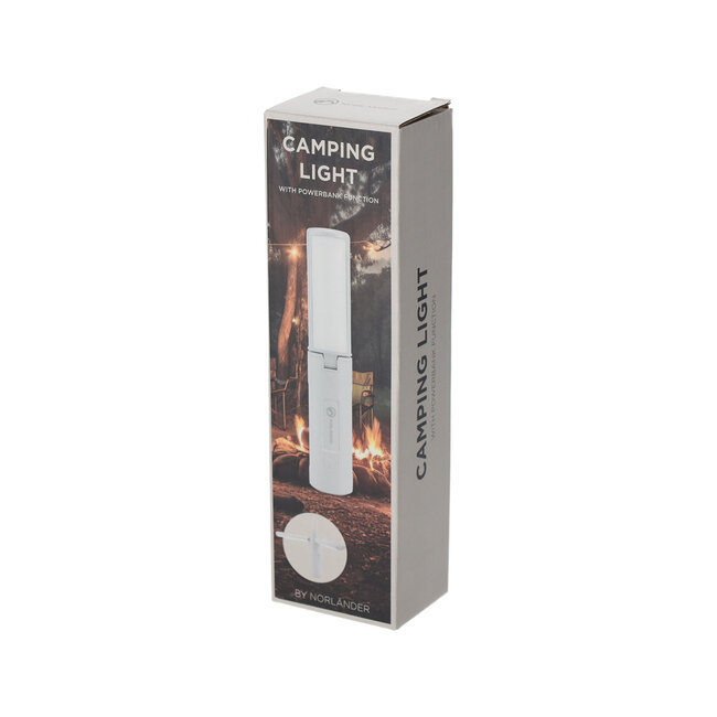 Norländer 3-in-1 powerbank campinglamp wit