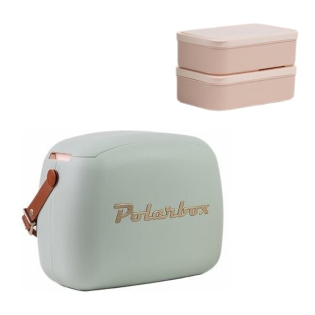 Polarbox koelbox matcha goud - 6 liter