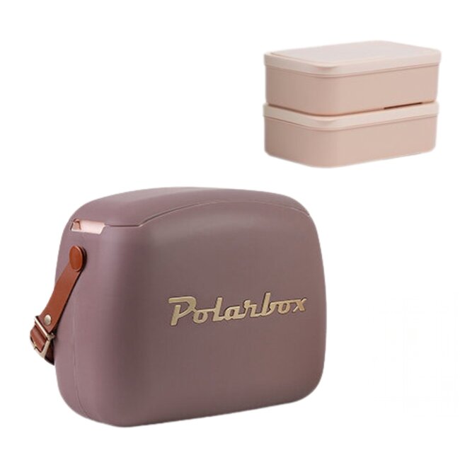 Polarbox koelbox mauve goud - 6 liter