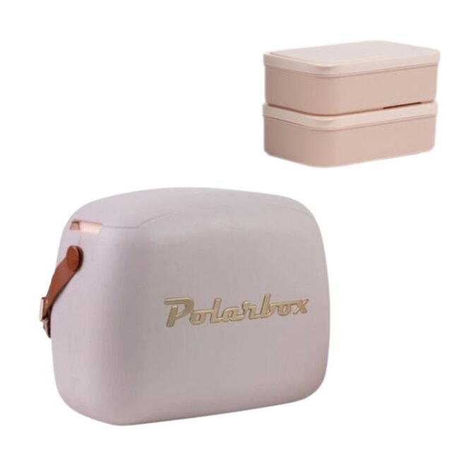 Polarbox koelbox pearl goud - 6 liter