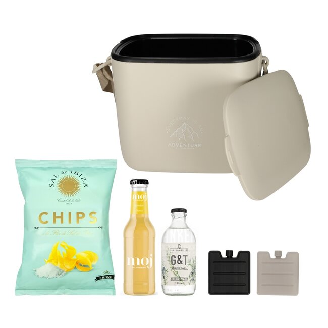 Norländer adventure koelbox sand Sal de Ibiza mint  - sand