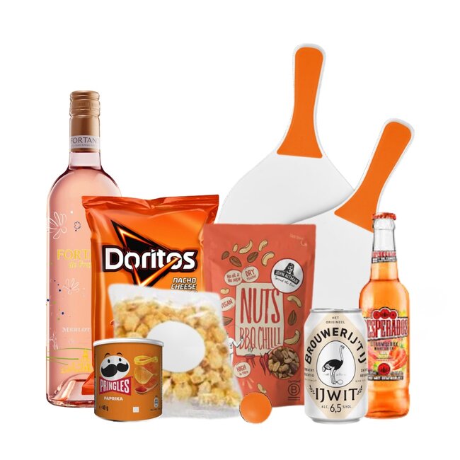 Zomers pakket oranje - beachset