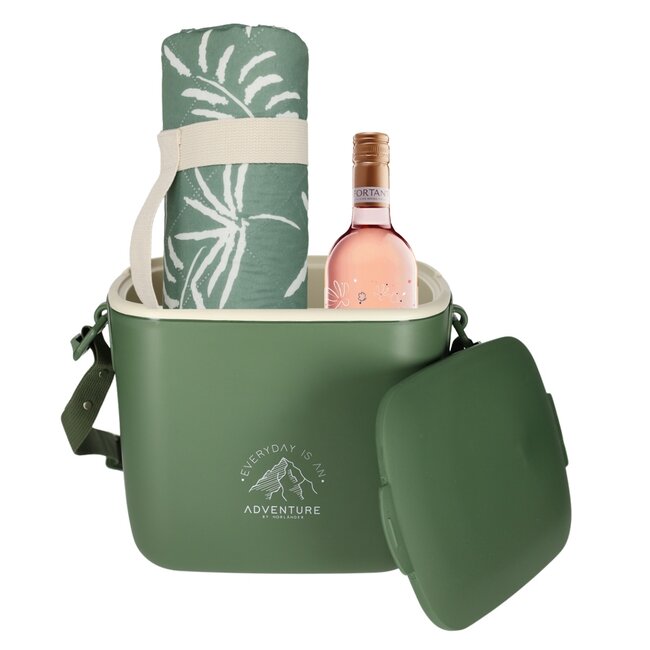 Norländer adventure koelbox groen - picknickkleed groen