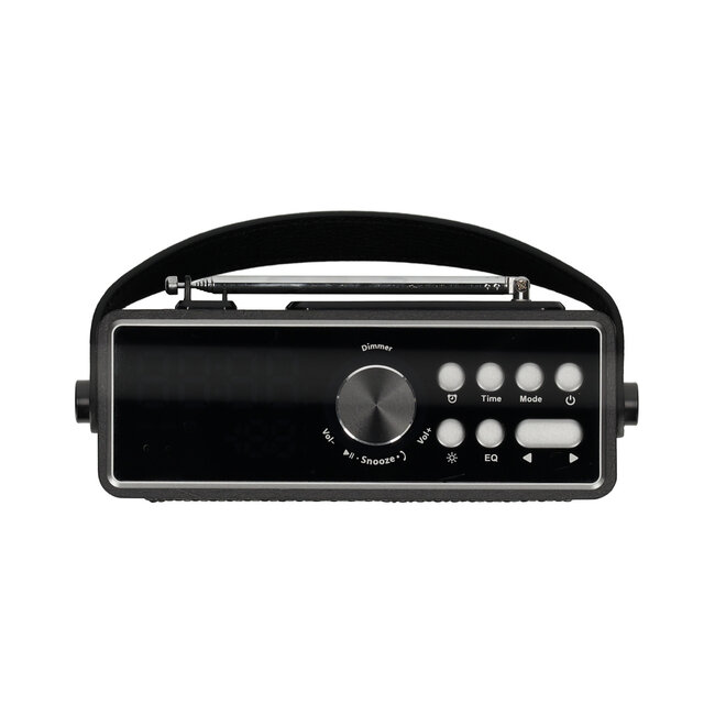 Retro alarm speaker - zwart