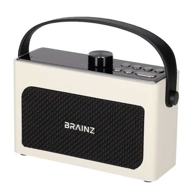 Retro alarm speaker - wit