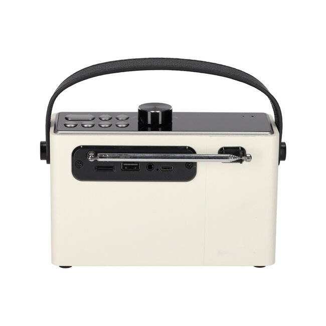 Retro alarm speaker - wit