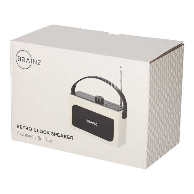 Retro alarm speaker - wit