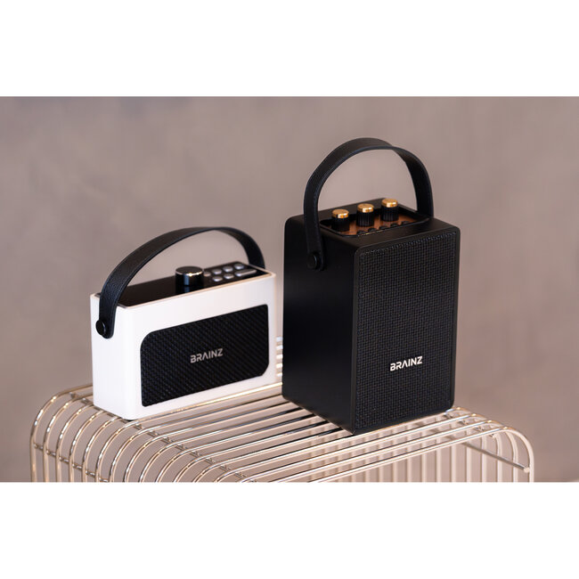 Retro alarm speaker - wit