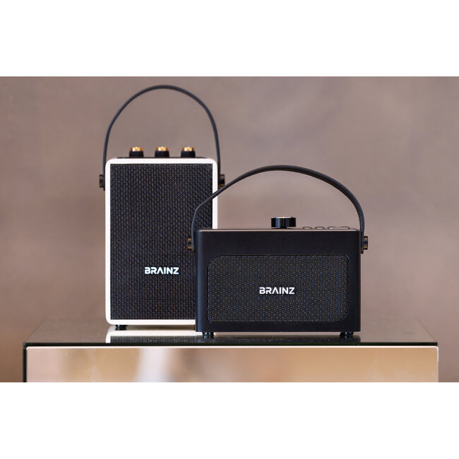 Retro alarm speaker - zwart