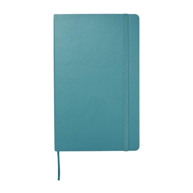 Moleskine classic L hardcover rifblauw - gepersonaliseerd met logo mogelijk