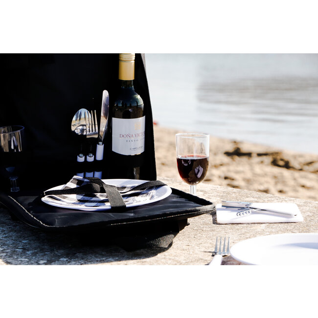 Norlander Picknick rugtas - zwart