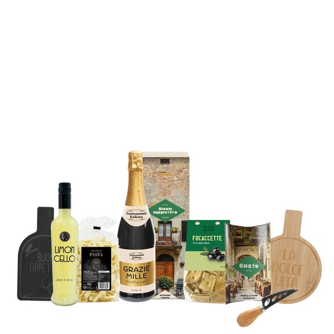 Kerstpakket food en serveerset - la dolce vita