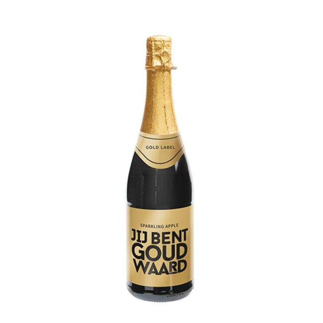 Jij bent goud waard - 0% alc. sparkling apple