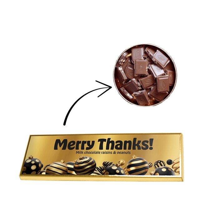 XXL Chocoladereep - Merry Thanks!