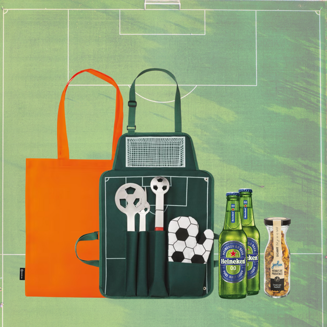 WK pakket - BBQ schort met tas