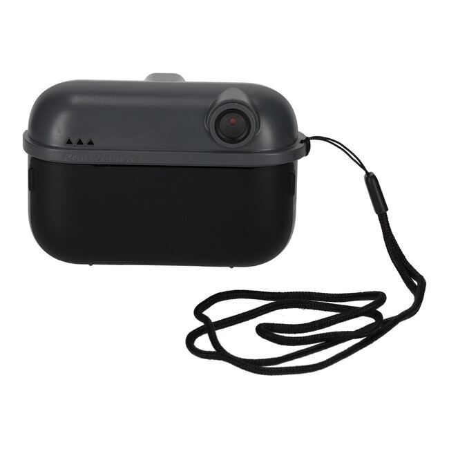 Camera met printer incl twee rolletjes papier - zwart