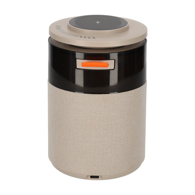 5-in-1 Charging speaker light - taupe