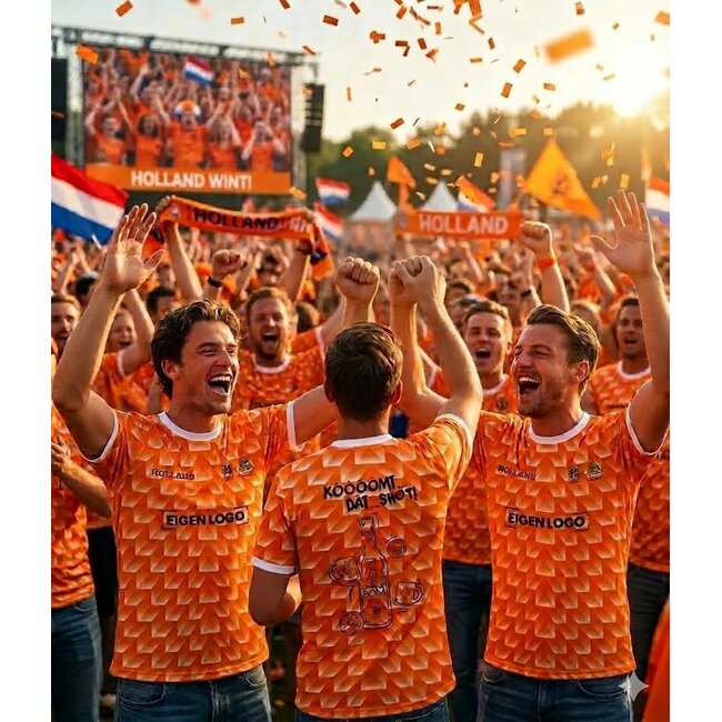 Kesbeke Oranje Bom Shot ‘88 shirt - oranje