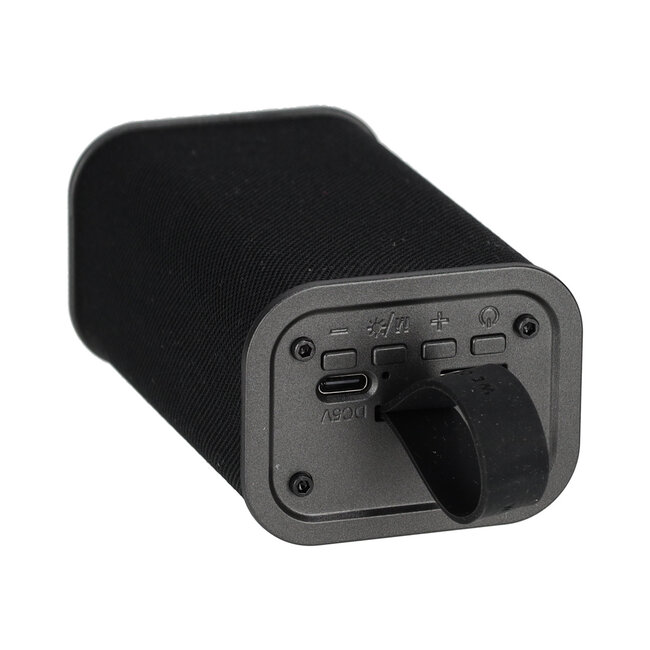 Brainz speaker Spike met LED verlichting zwart