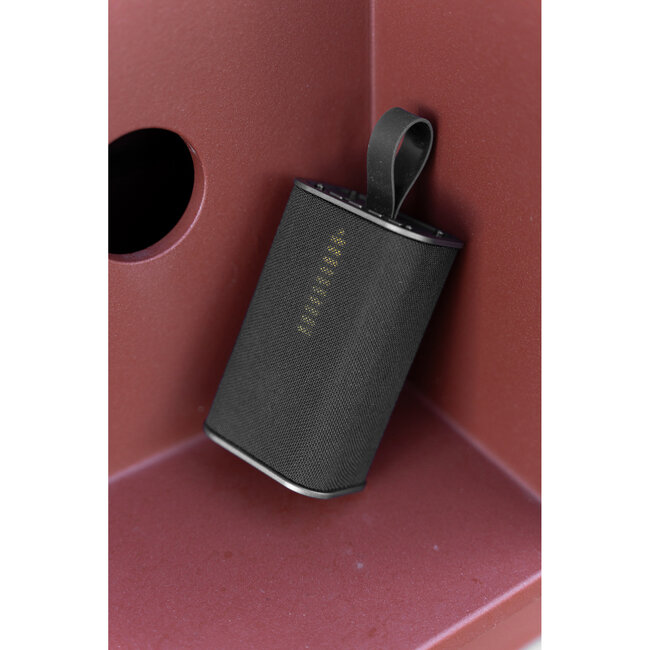 Brainz speaker Spike met LED verlichting zwart