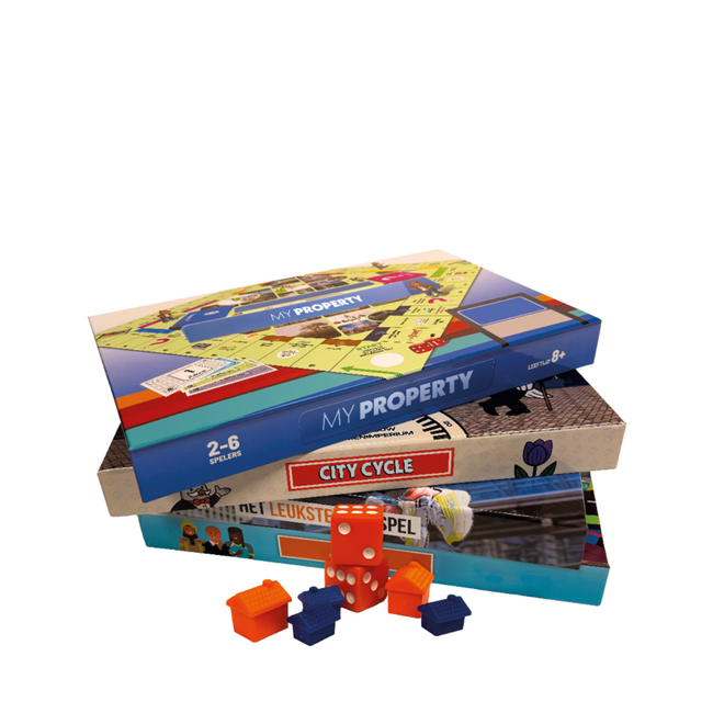 Bordspel in Monopoly-stijl - volledig gepersonaliseerd