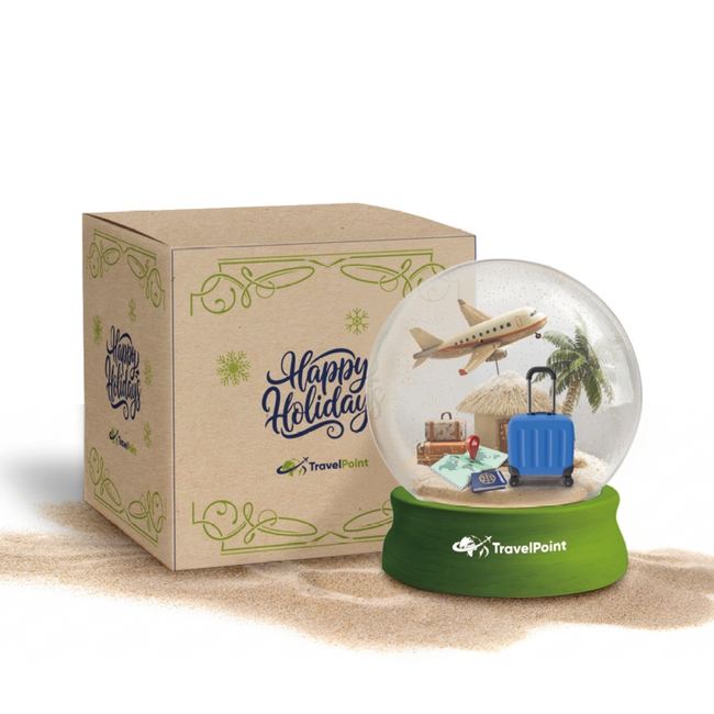 Sneeuwbol met eigen design - volledig gepersonaliseerd