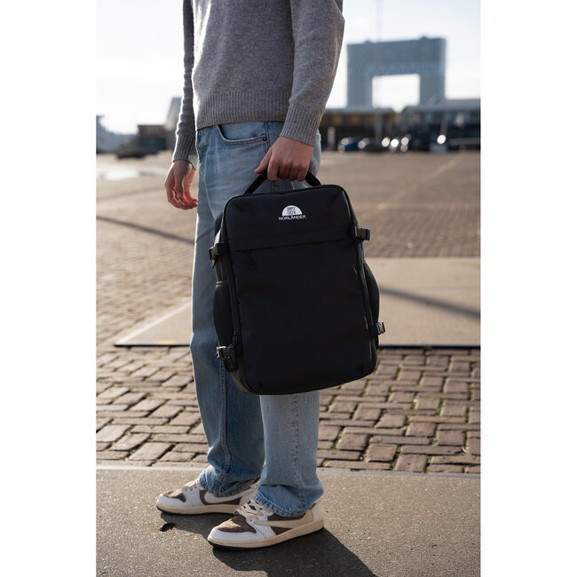 Norländer underseat rugtas zwart RPET 2.0