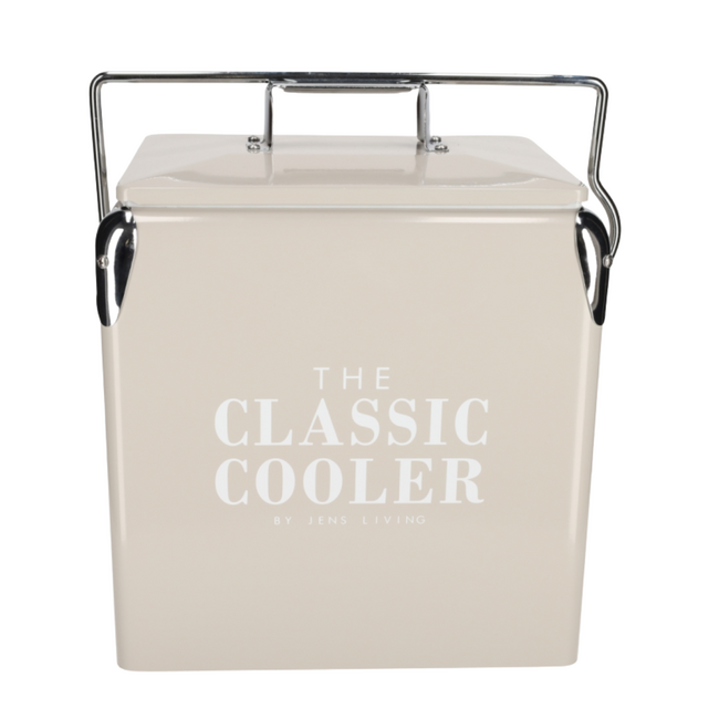 Jens Living retro koelbox 13 liter taupe