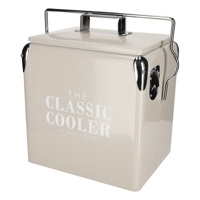 Jens Living retro koelbox 13 liter taupe