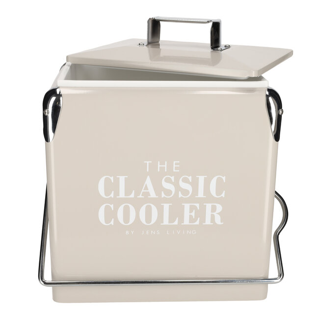 Jens Living retro koelbox 13 liter taupe