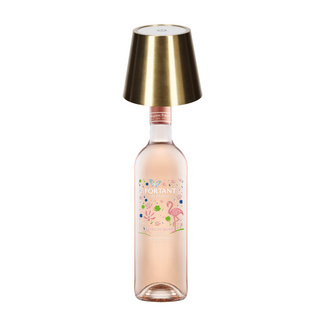 Fles lamp LED met Fortant rosé
