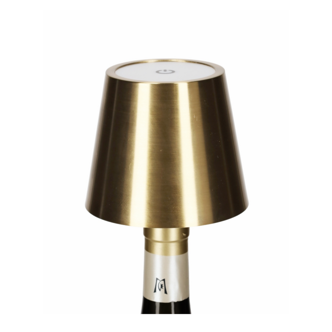 Fles lamp LED met Fortant rosé 750 ml