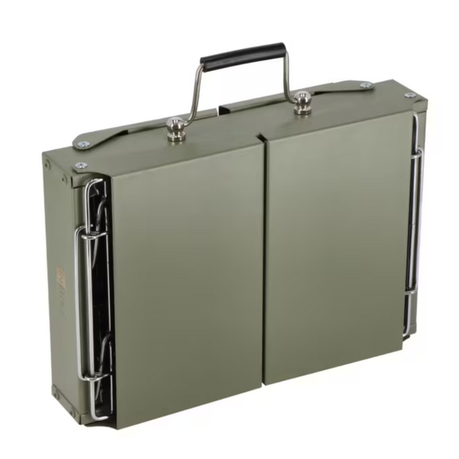 Fyra draagbare BBQ groen