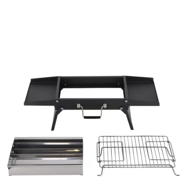 Fyra draagbare BBQ groen
