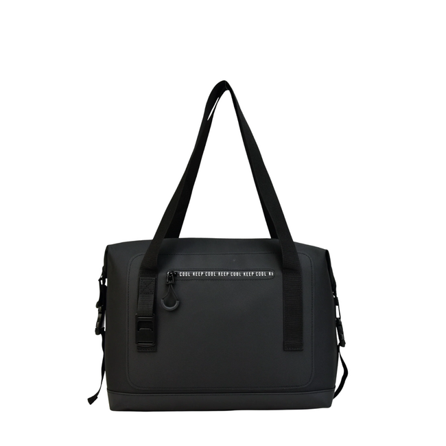 Koelshopper met opener off white - gepersonaliseerd