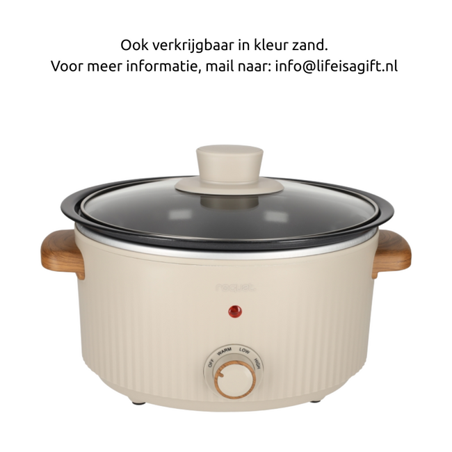 Slowcooker 3L Roots zwart