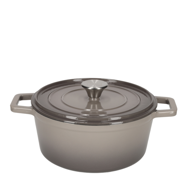 Gietijzeren braadpan 24 cm grijs