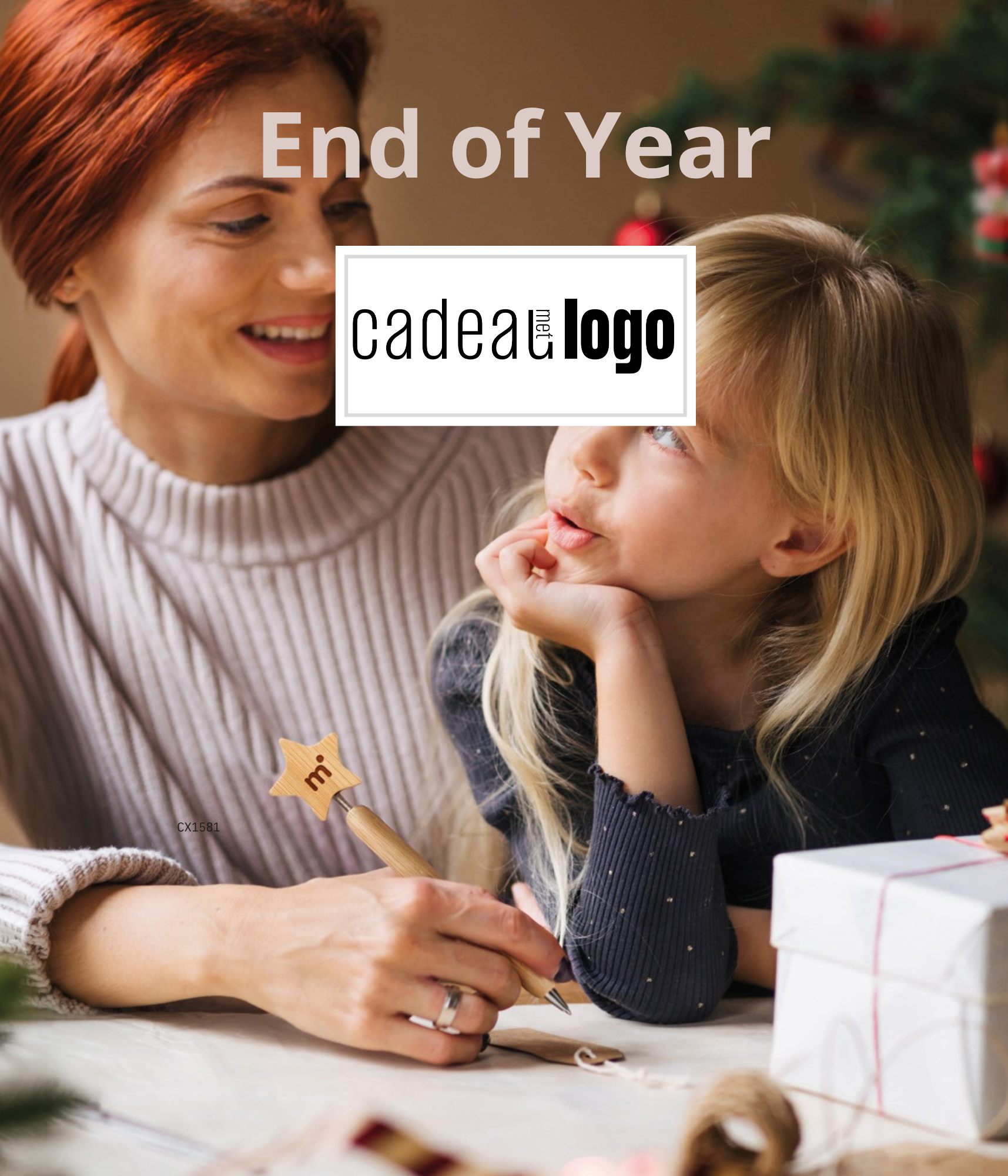 Cover End of Year Catalogus 2026 - Cadeau met Logo