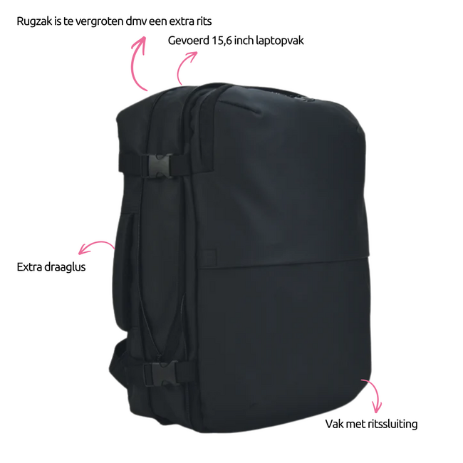 Vacuüm underseater rugzak / koffer zwart