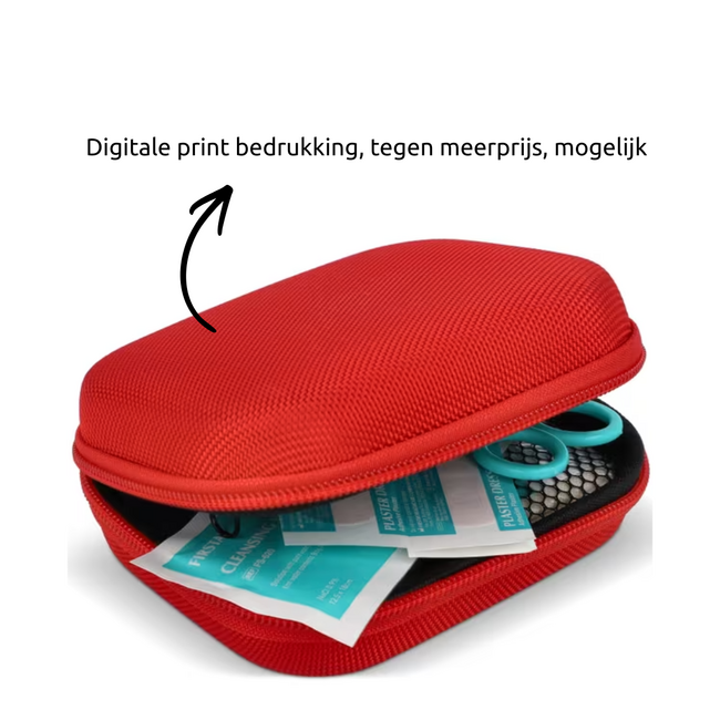 Eerste hulp set EHBO 15-delig rood