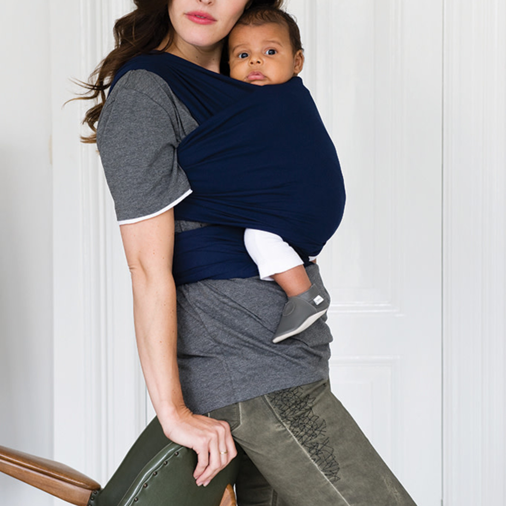 Babylonia baby carriers Babylonia baby carriers - Tricot-Slen Cool - Navy blue - One size