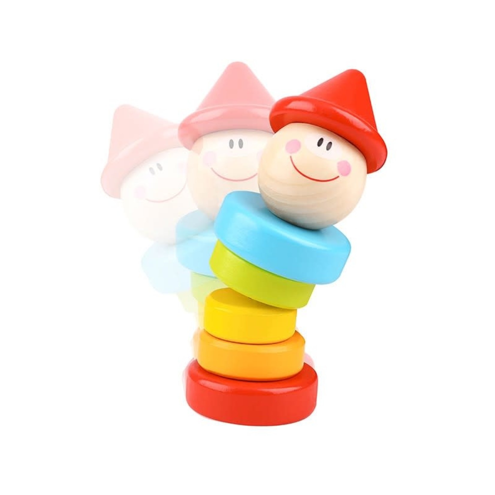 Tooky Toy Clown Rattle
