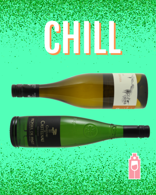 Lekker achterover, glas erbij. Geen poespas, gewoon genieten. Onze chill-wijnen zijn soepel, fris en toegankelijk.