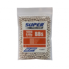 GEOFFS™ SUPER PRECISION™ BBS 0.40G 1000 WHITE