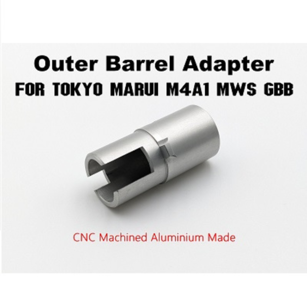 Maple Leaf Tm M4a1 MWS GBB Outer Barrel Adapter
