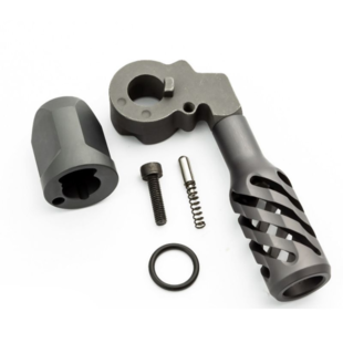 VSR-10 Twisted Hollow Bolt Handle With End Cap for Right Hand