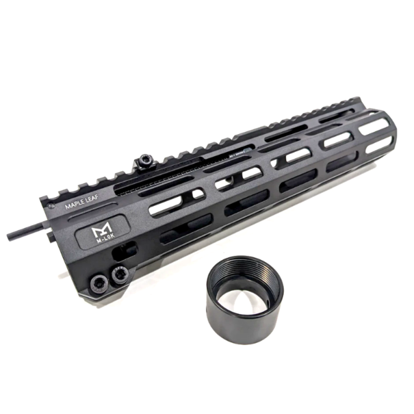 Maple Leaf CNC "Front Charging" M-LOK handguard 4" For WE/VFC/GHK M4/AR15 GBB Rifle Series