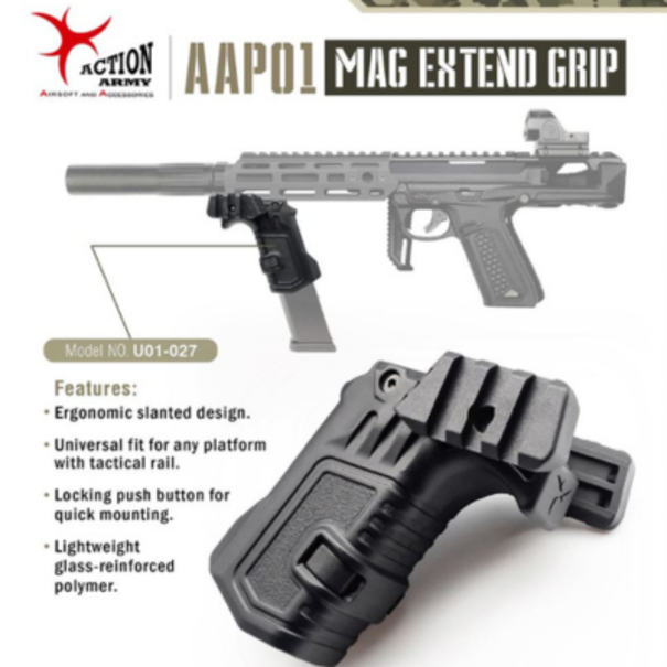 Action Army AAP01 Mag Extend Grip